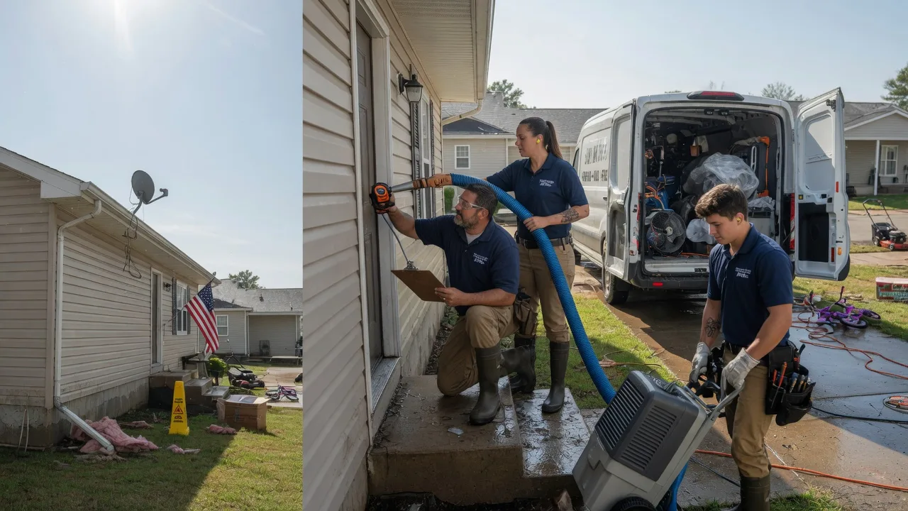 Ceiling Water Damage Restoration in Pomona, MO near me